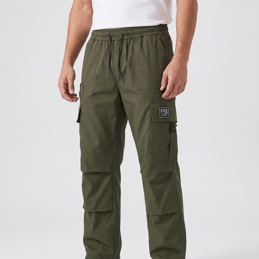Men's All-Season Cargo Pants for Commutes with Deep Pockets 11