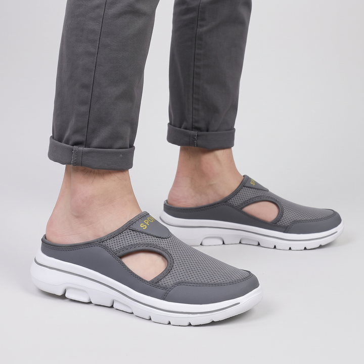 Men's Breathable Sport Mules with Cushioned Sole 1