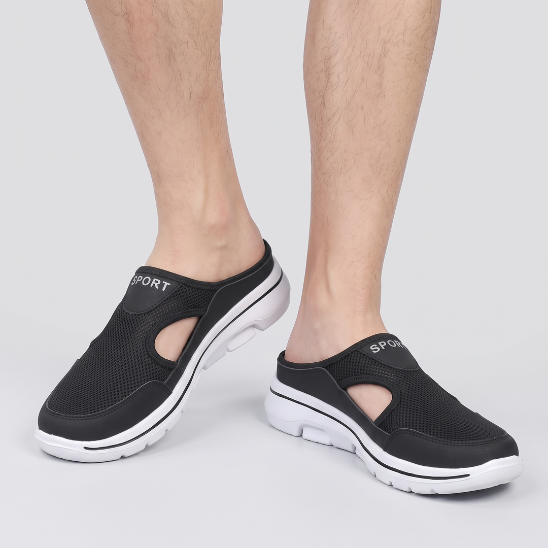 Men's Breathable Sport Mules with Cushioned Sole 3