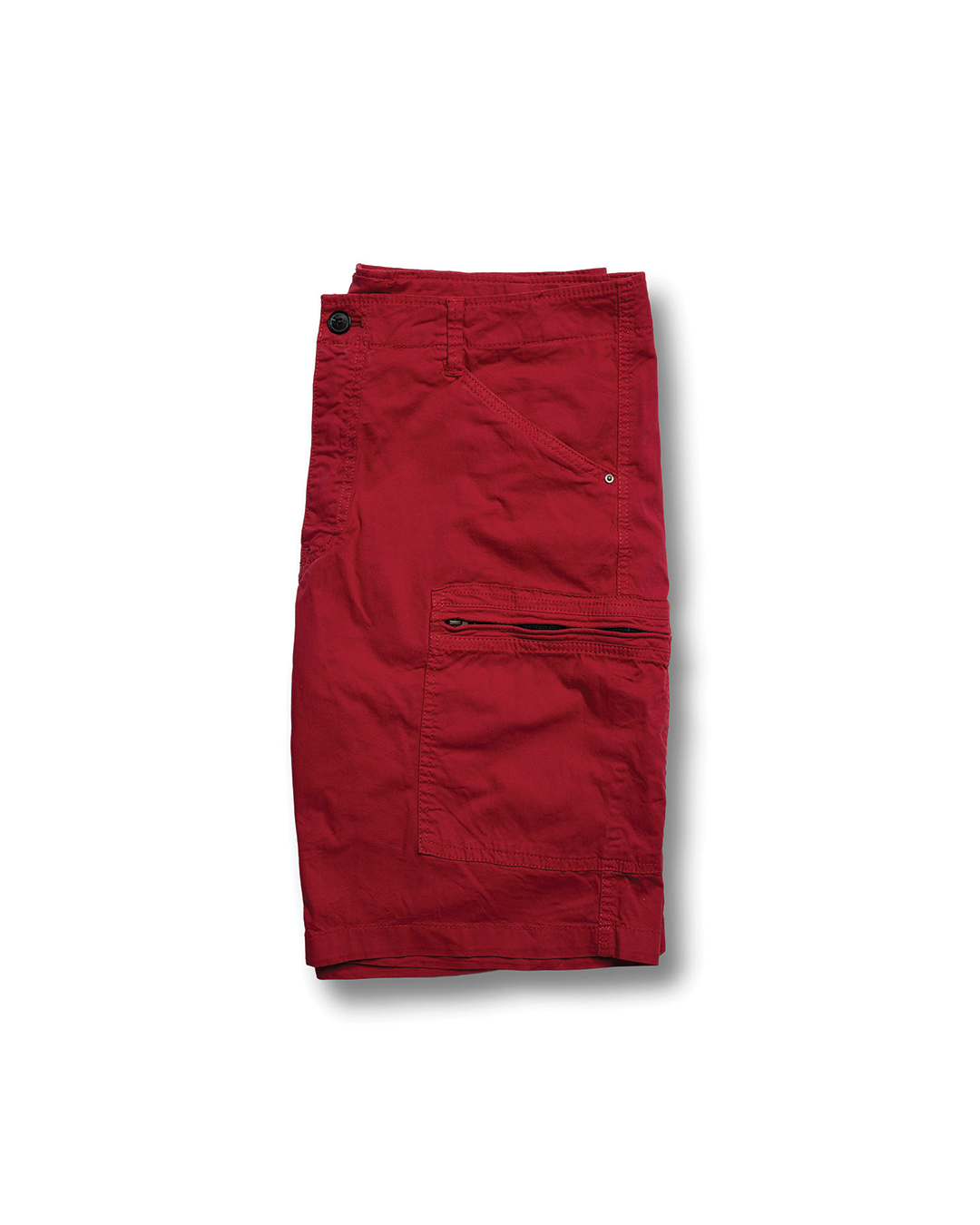 Men's Cargo Shorts Organic Cotton Tailored Fit Multiple Pockets Beige 0