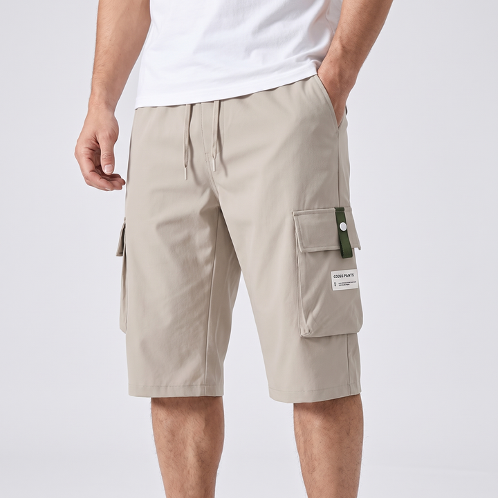 Men's Casual Capri Cargo Pants for Hiking with Big Pockets 16