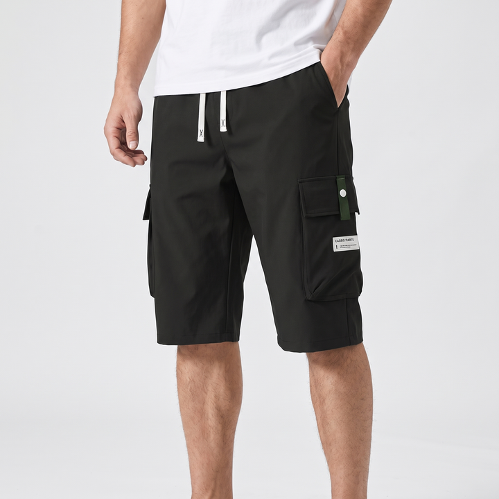 Men's Casual Capri Cargo Pants for Hiking with Big Pockets 17
