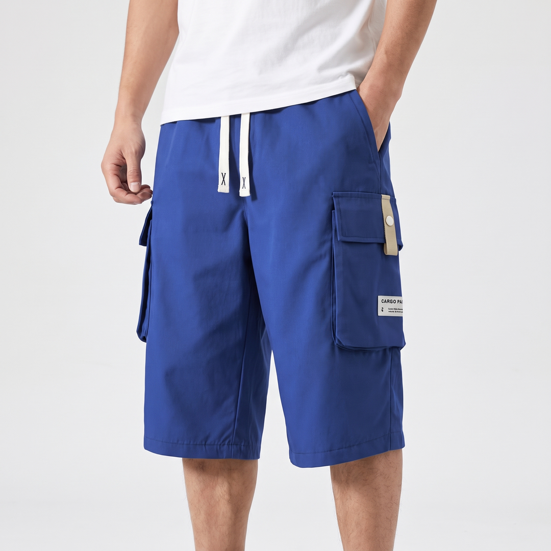 Men's Casual Capri Cargo Pants for Hiking with Big Pockets 20