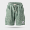 Men's Casual Knee-Length Shorts for Beach with Drawstring