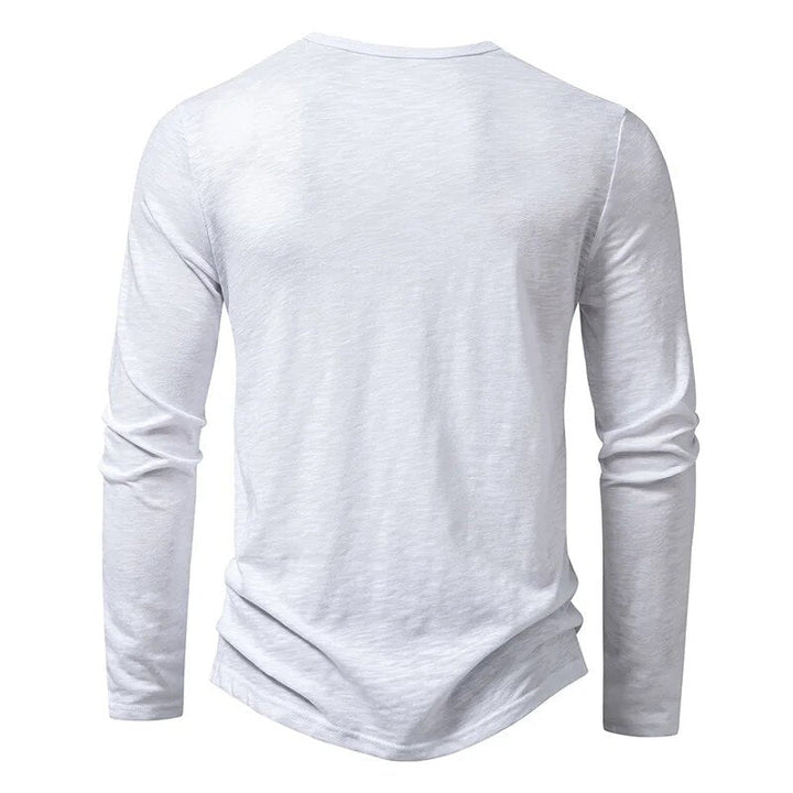 Men's Classic Cotton Henley for Layering with Slim Fit 8