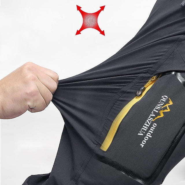 Men's Convertible Hiking Pants for Trails with Zip-Off Legs 15