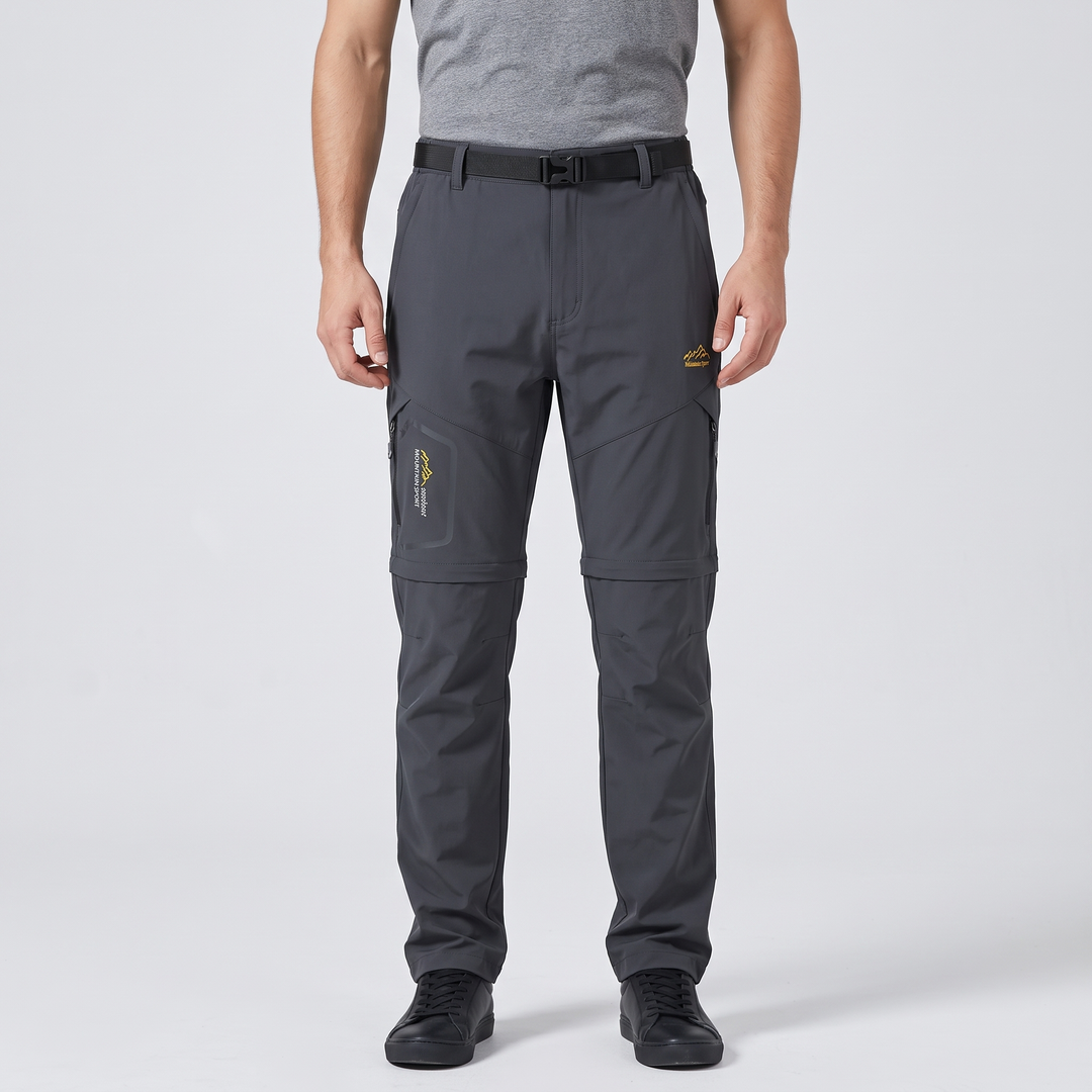 Men's Convertible Hiking Pants for Trails with Zip-Off Legs 3