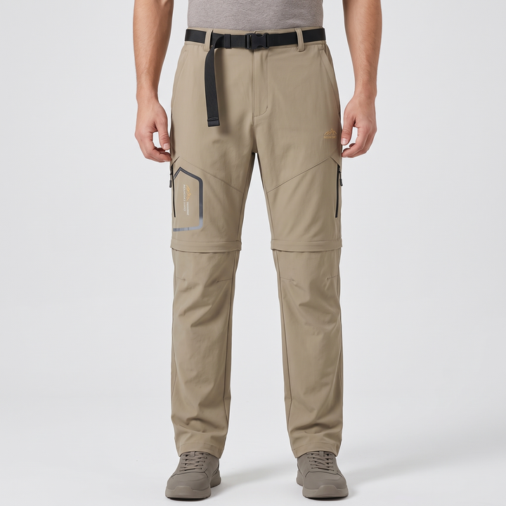 Men's Convertible Hiking Pants for Trails with Zip-Off Legs 4