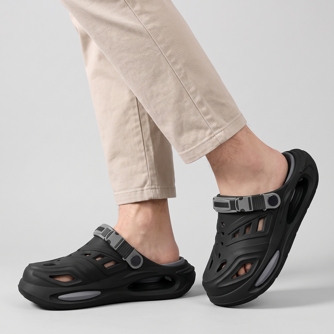 Men's EVA Recovery Slides for Summer with Removable Insoles 4