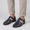 Men's Fisherman Sandals for Holidays with Ankle Buckle
