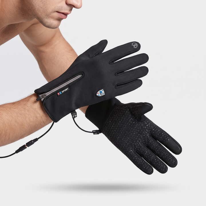 Men's Heated Gloves for Cycling with Touchscreen Fingertips 15