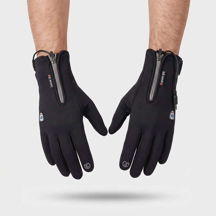 Men's Heated Gloves for Cycling with Touchscreen Fingertips 16