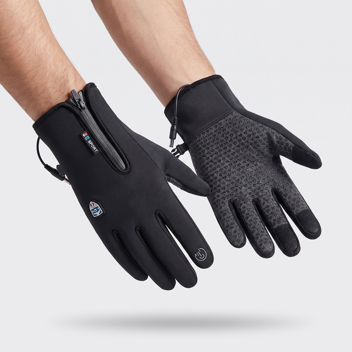 Men's Heated Gloves for Cycling with Touchscreen Fingertips 19