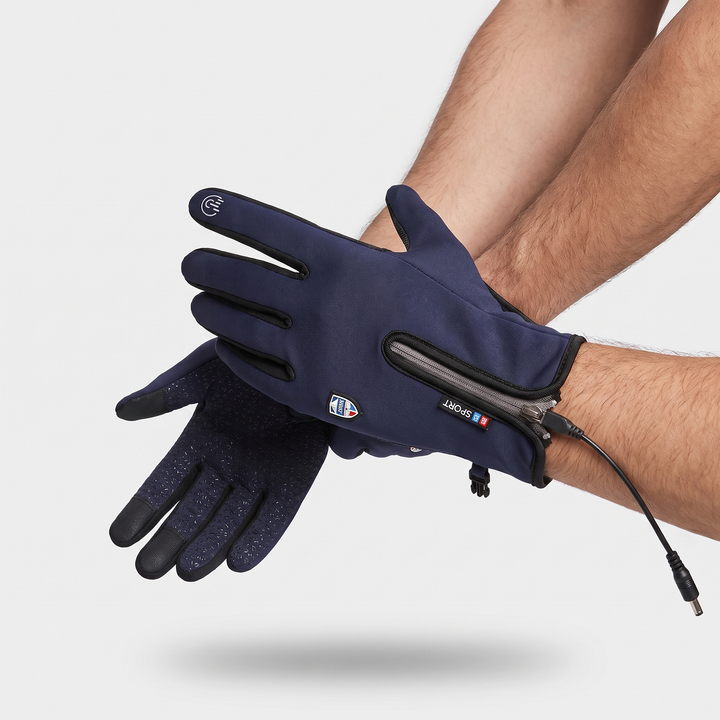 Men's Heated Gloves for Cycling with Touchscreen Fingertips 21