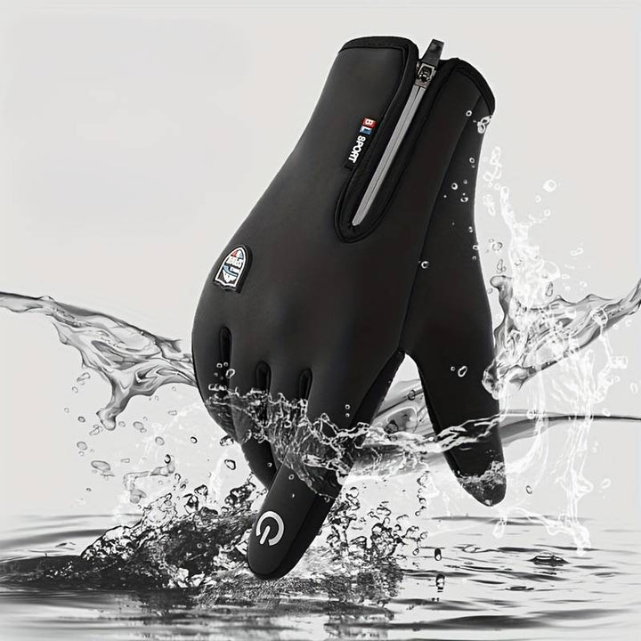 Men's Heated Gloves for Cycling with Touchscreen Fingertips 3