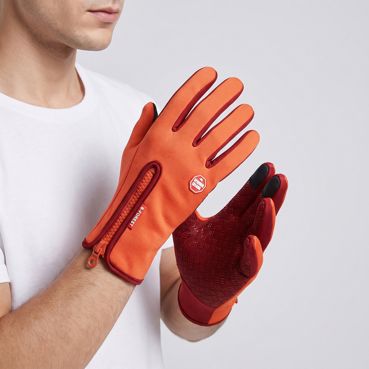 Men's Heated Gloves for Cycling with Touchscreen Fingertips 30