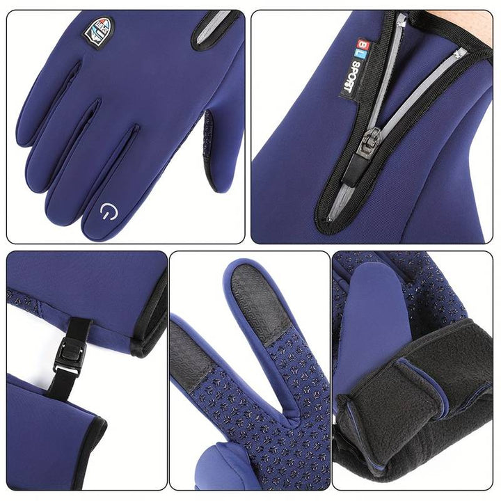 Men's Heated Gloves for Cycling with Touchscreen Fingertips 4