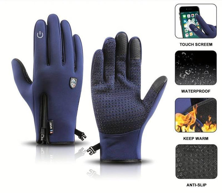Men's Heated Gloves for Cycling with Touchscreen Fingertips 5