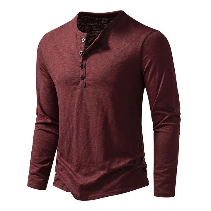 Men's Henley Shirt 100% Cotton Slim Fit Lightweight Comfortable Daily Wear 10