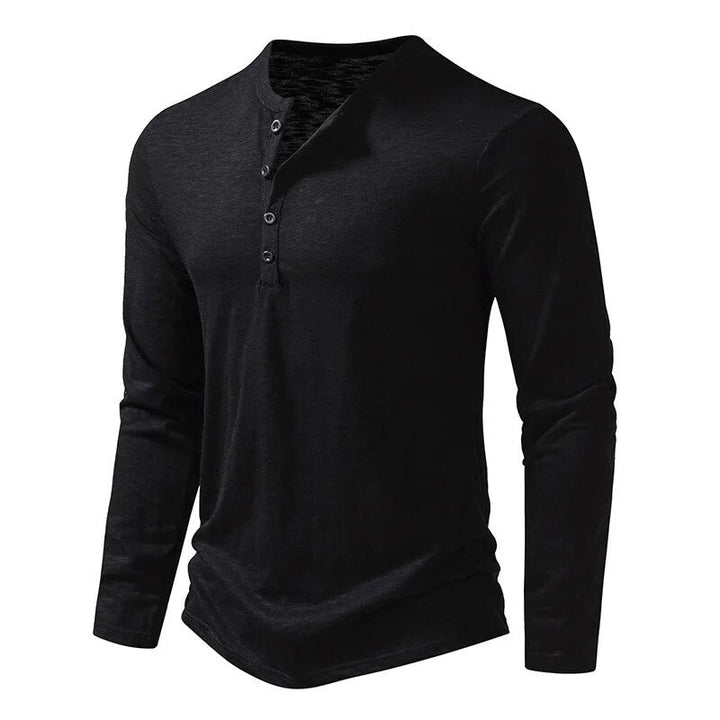 Men's Henley Shirt 100% Cotton Slim Fit Lightweight Comfortable Daily Wear 11