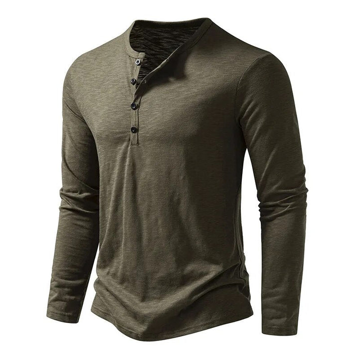 Men's Henley Shirt 100% Cotton Slim Fit Lightweight Comfortable Daily Wear 4