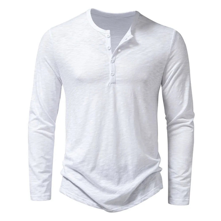 Men's Henley Shirt 100% Cotton Slim Fit Lightweight Comfortable Daily Wear 8