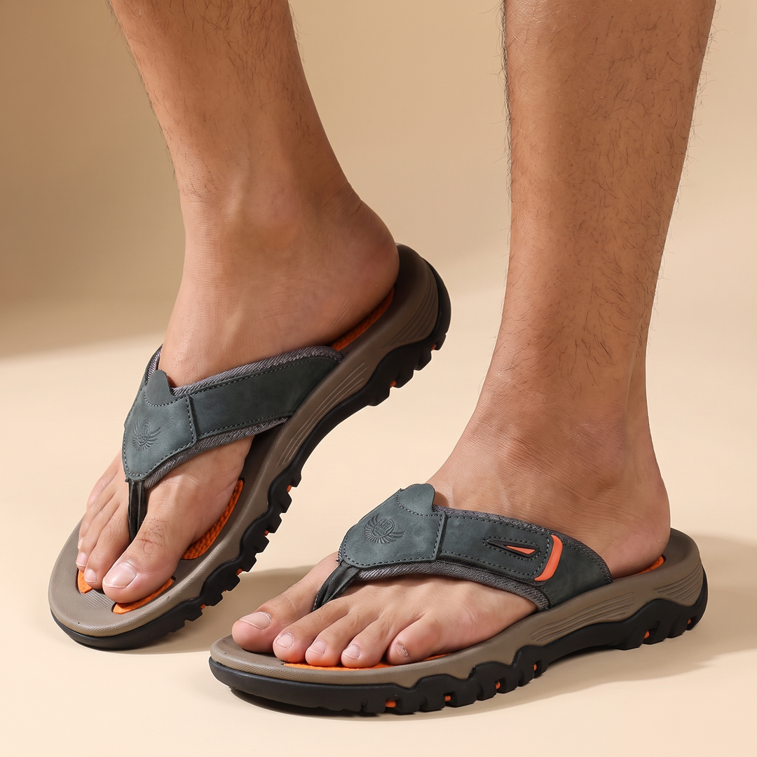 Men's Leather Sandals for Summer with Cushioned Footbed 6