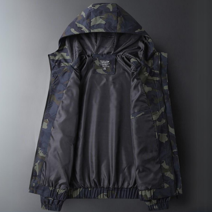 Men's Lightweight Hooded Jacket for Rain with Full Zip 2