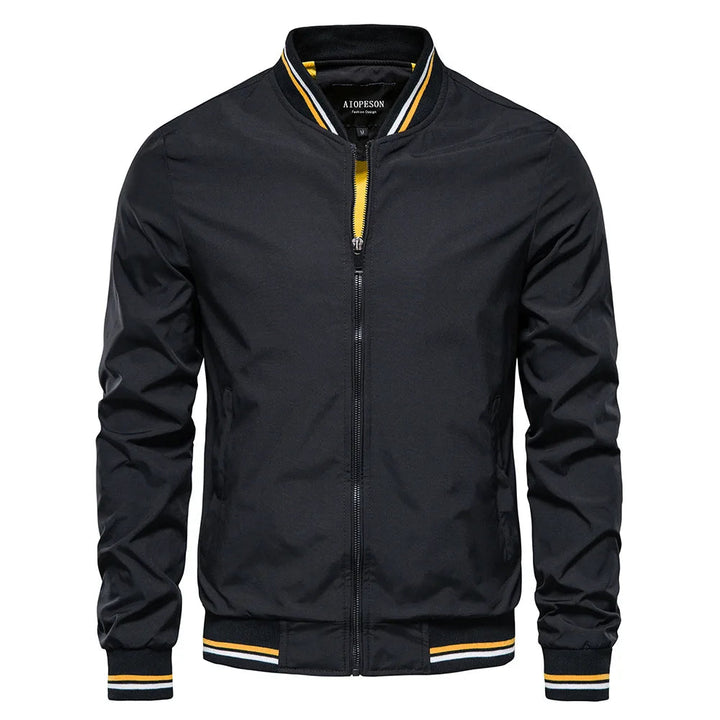 Men's Lightweight Jacket Casual Fit European-American Style Spring Autumn Wear 0
