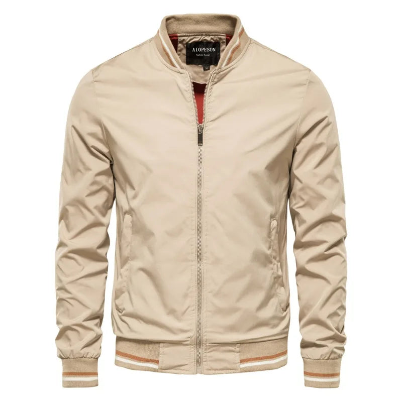 Men's Lightweight Jacket Casual Fit European-American Style Spring Autumn Wear 3