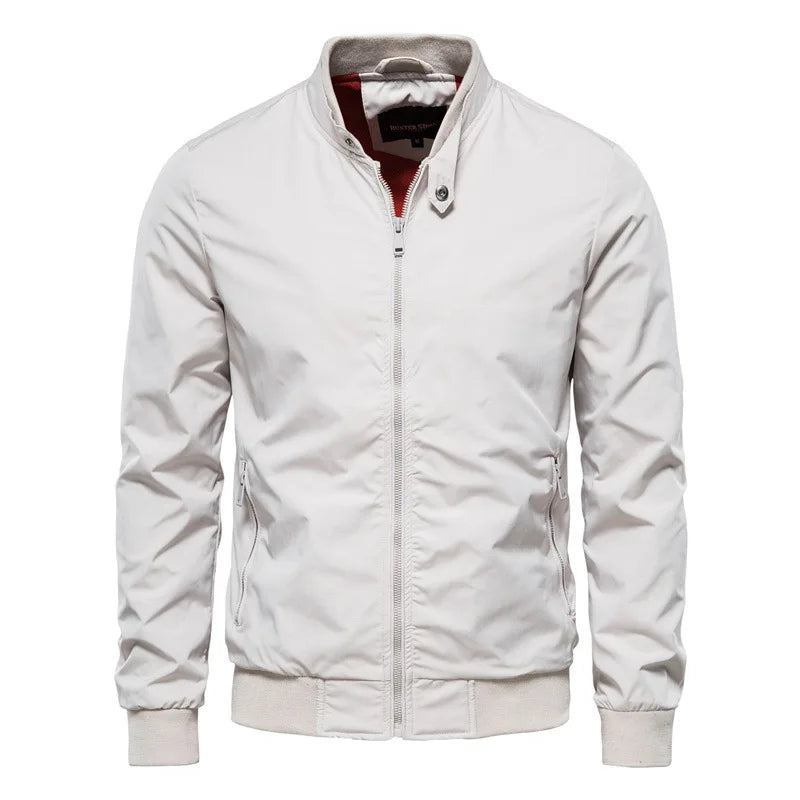 Men's Lightweight Jacket Casual Fit European-American Style Spring Autumn Wear 9