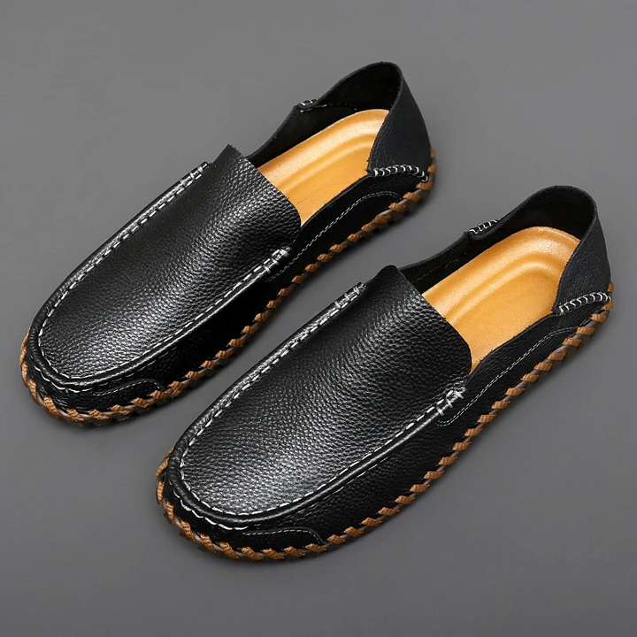 Men's Loafers Suede Lightweight Breathable Cushioned Insole Brown 9