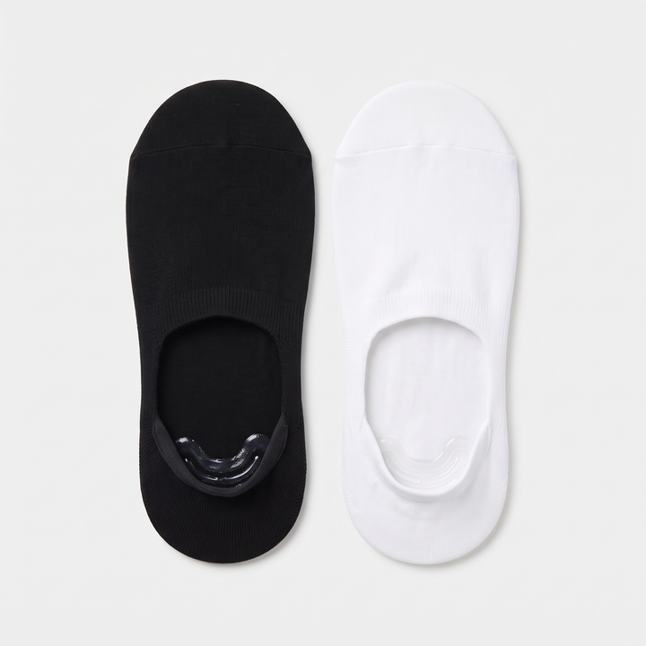 Men's No-Show Liner Socks for Loafers with Silicone Grips 0