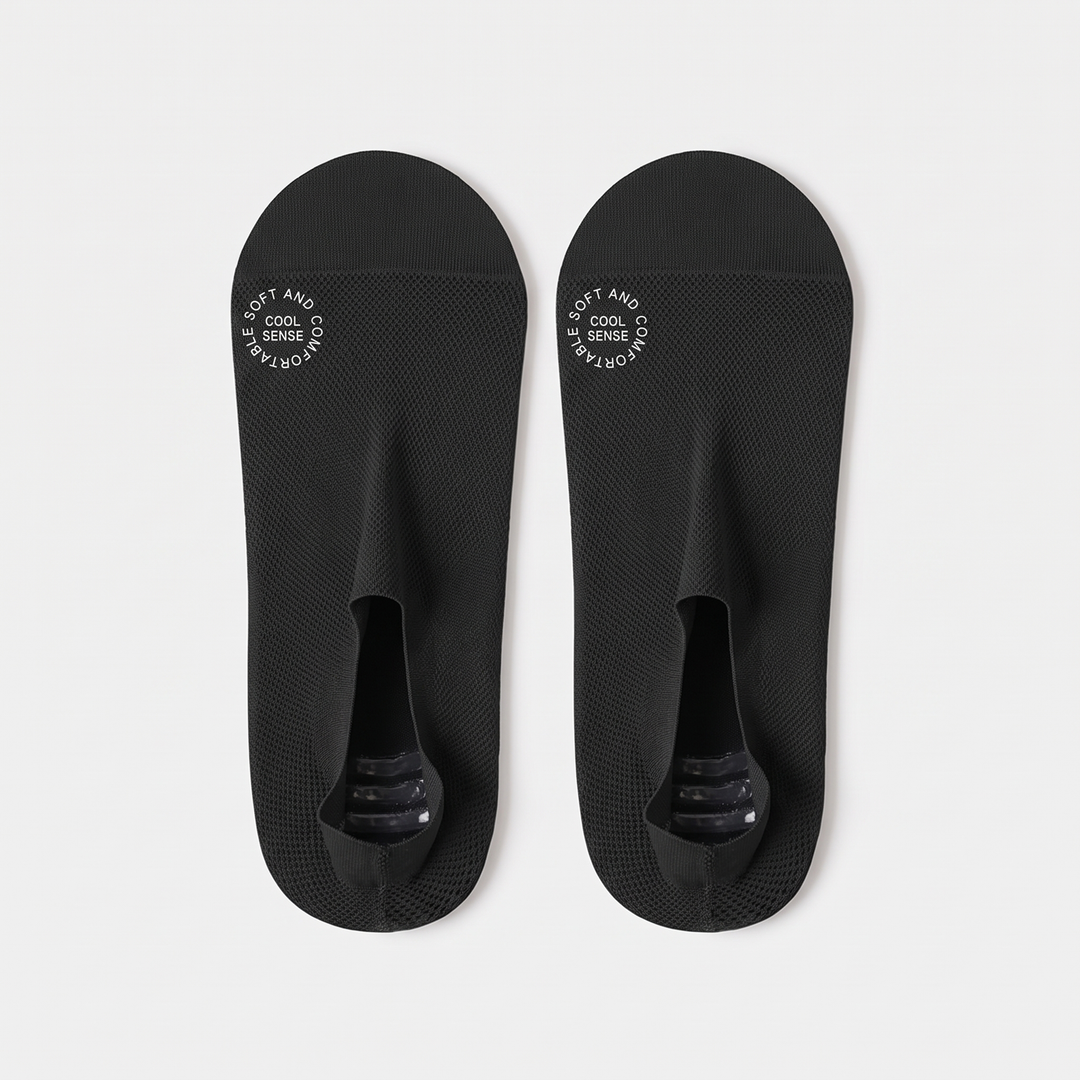 Men's No-Show Liner Socks for Loafers with Silicone Grips 1
