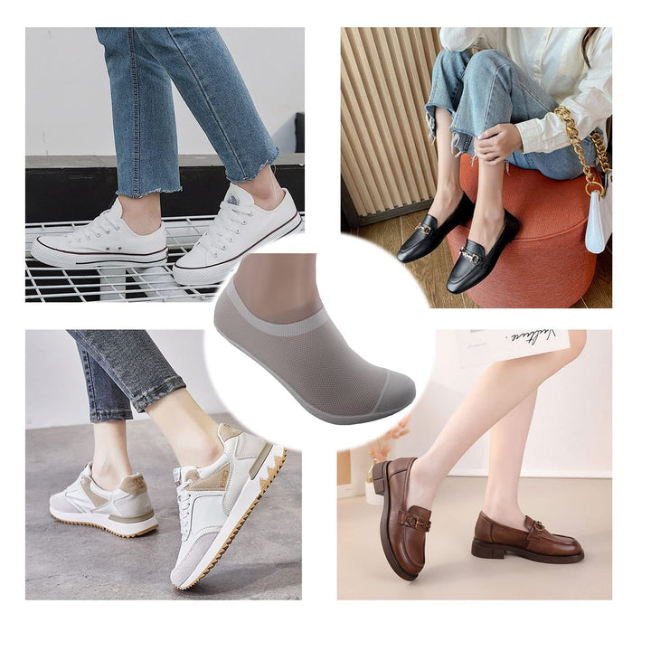 Men's No-Show Liner Socks for Loafers with Silicone Grips 14