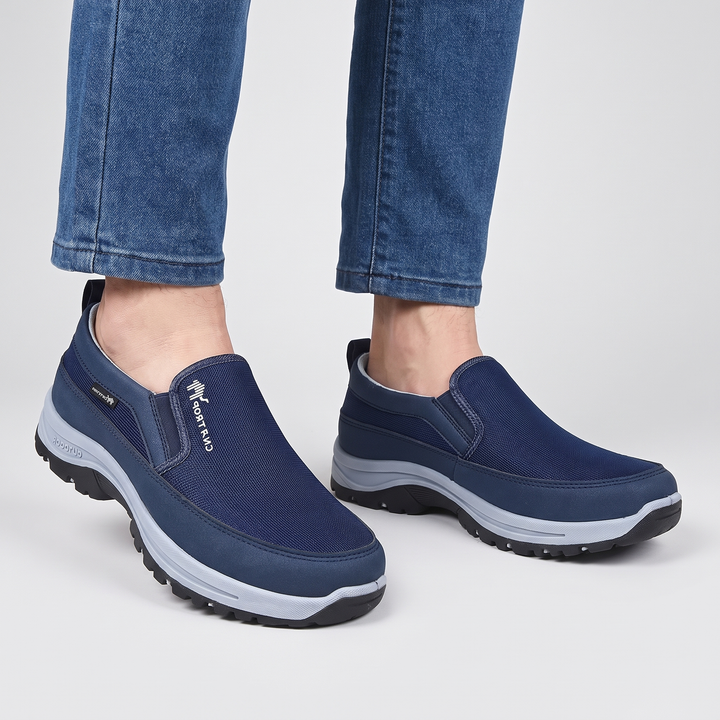 Men's Orthopaedic Slip-On Trainers with Cushioned Sole 4