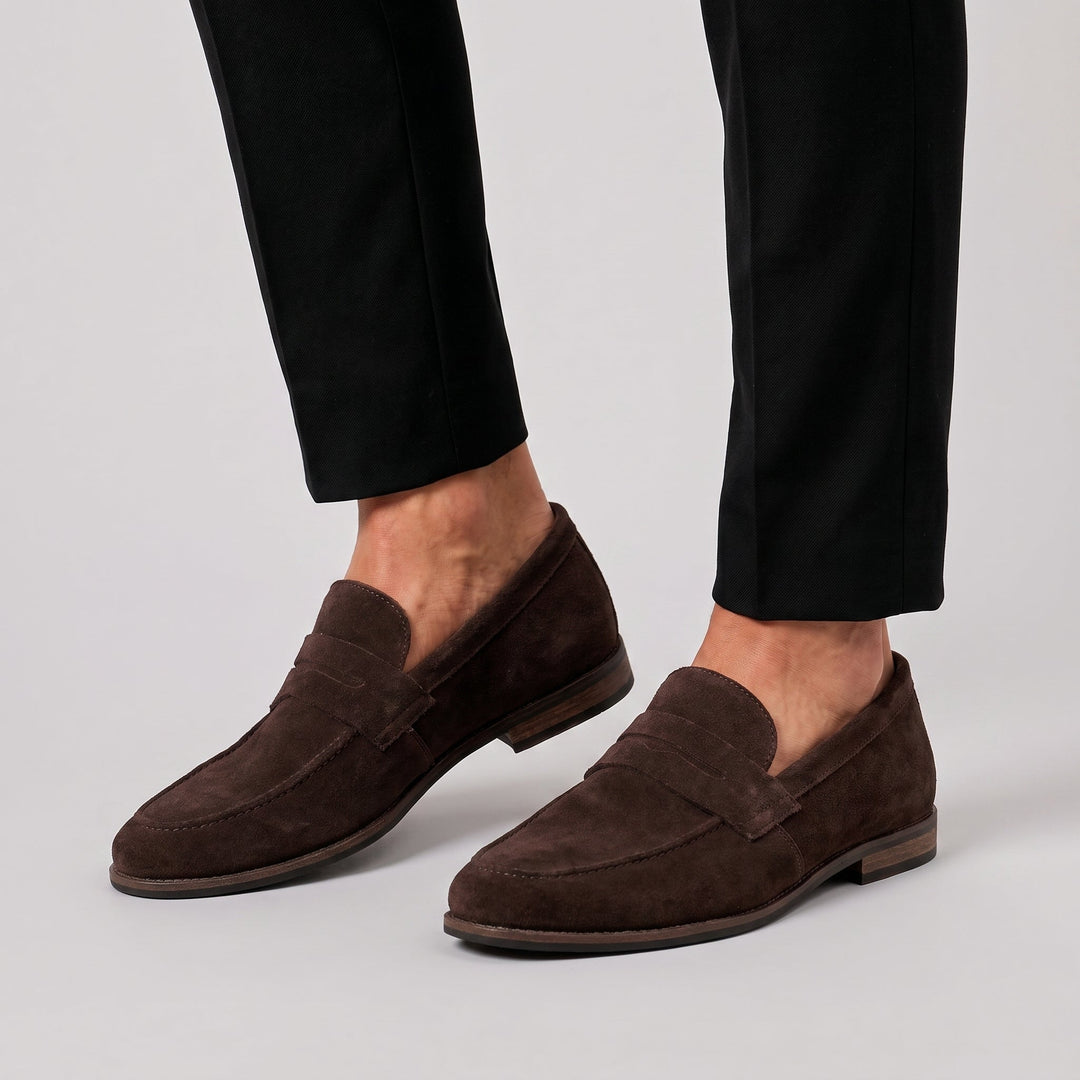 Men's Penny Loafers for Office Days with Round Toe 4