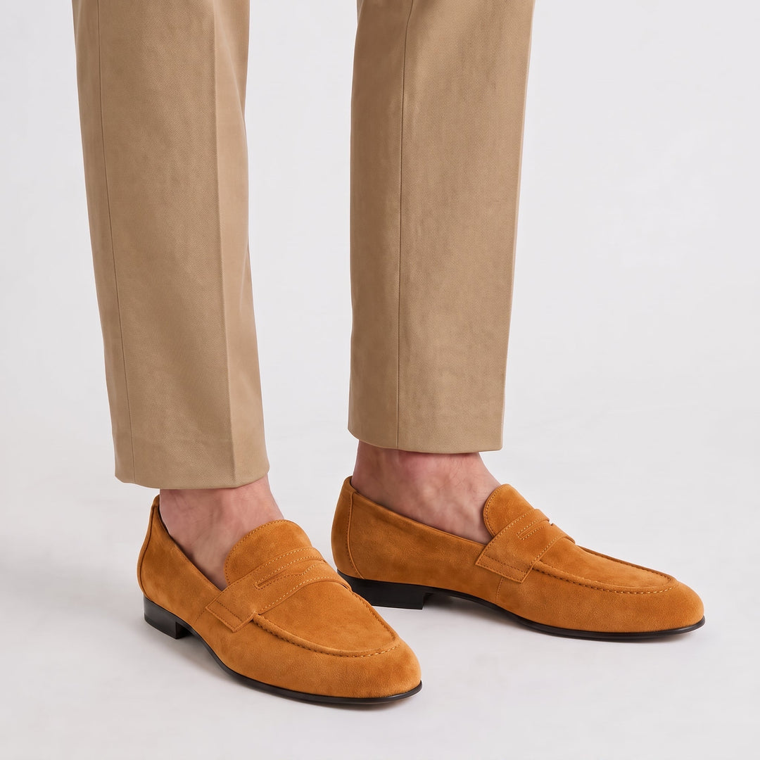 Men's Penny Loafers for Office Days with Round Toe 6