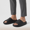Men's Platform Slides for Poolside with Cushioned Footbed