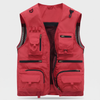 Men's Practical Utility Vest with Multi-Pockets