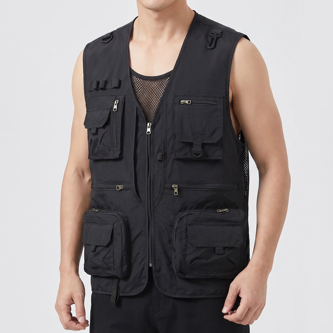 Men's Practical Utility Vest with Multi-Pockets 2