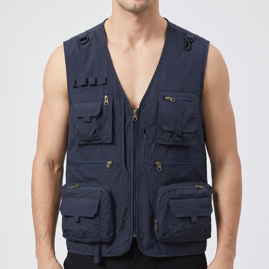 Men's Practical Utility Vest with Multi-Pockets 5