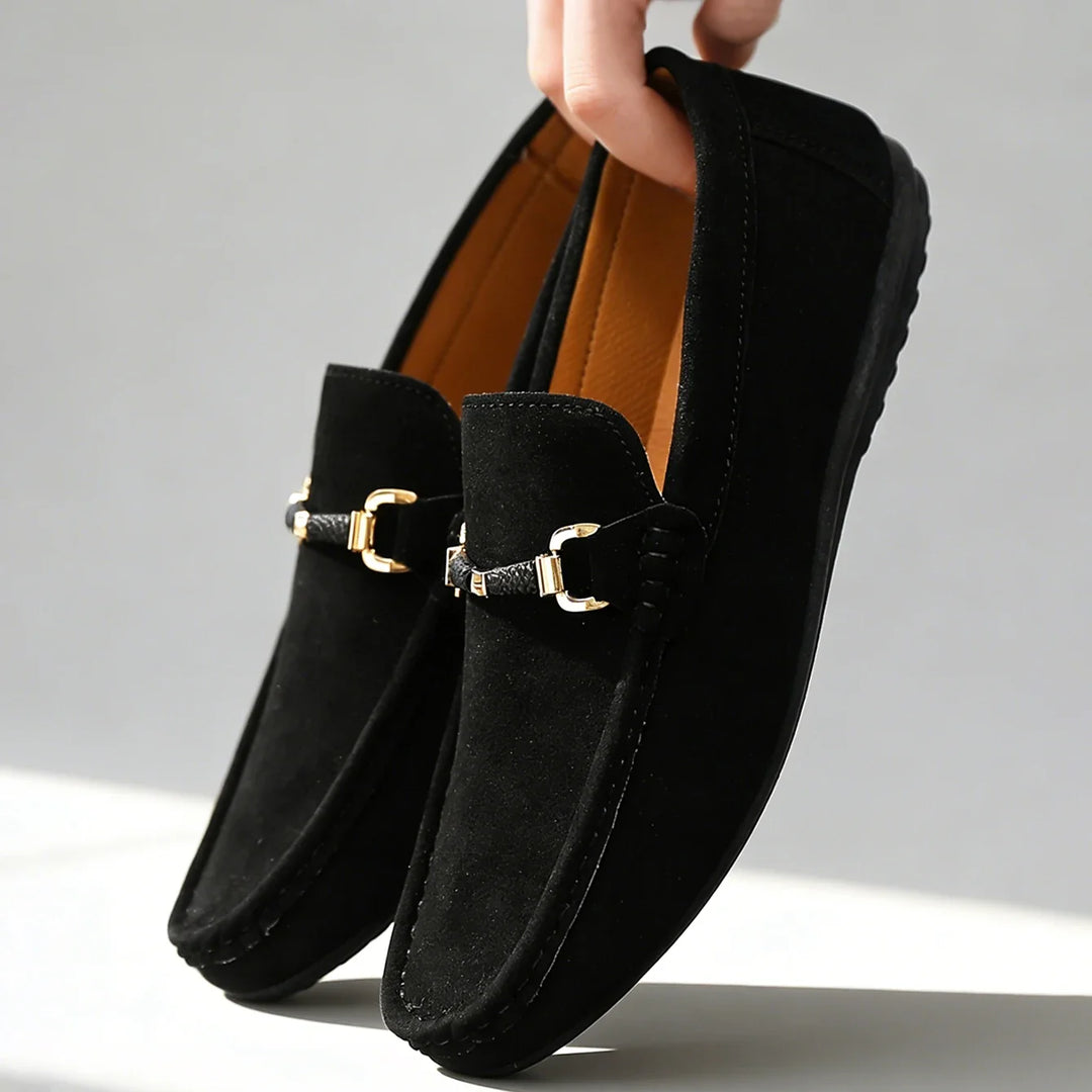 Men's Premium Suede Loafers for Work with Padded Insole 5