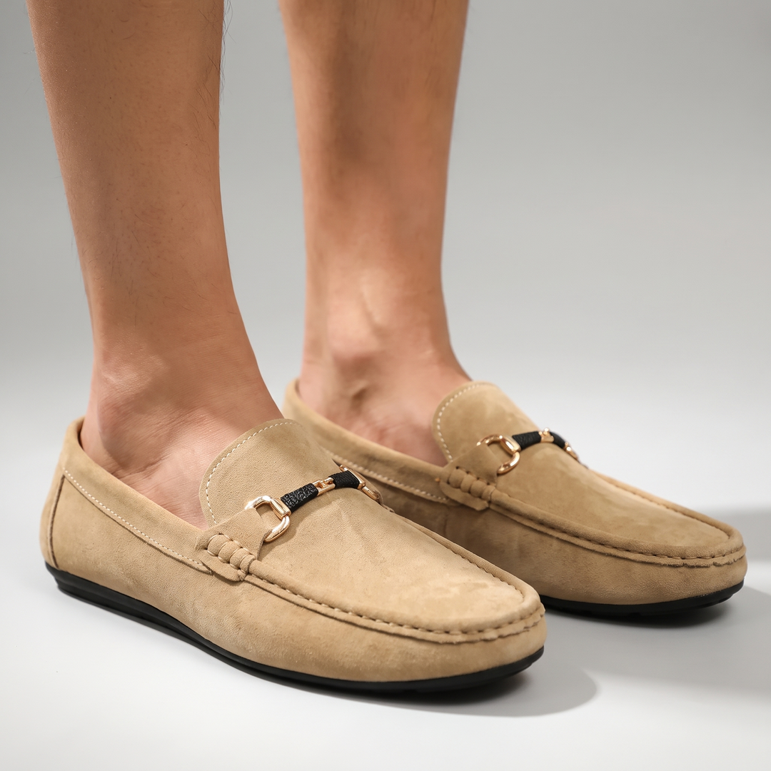Men's Premium Suede Loafers for Work with Padded Insole 8