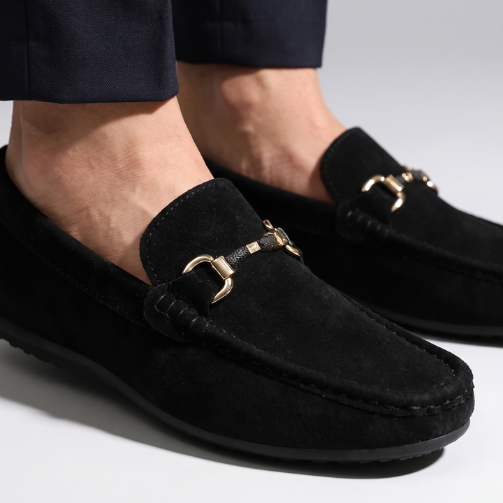 Men's Premium Suede Loafers for Work with Padded Insole 9