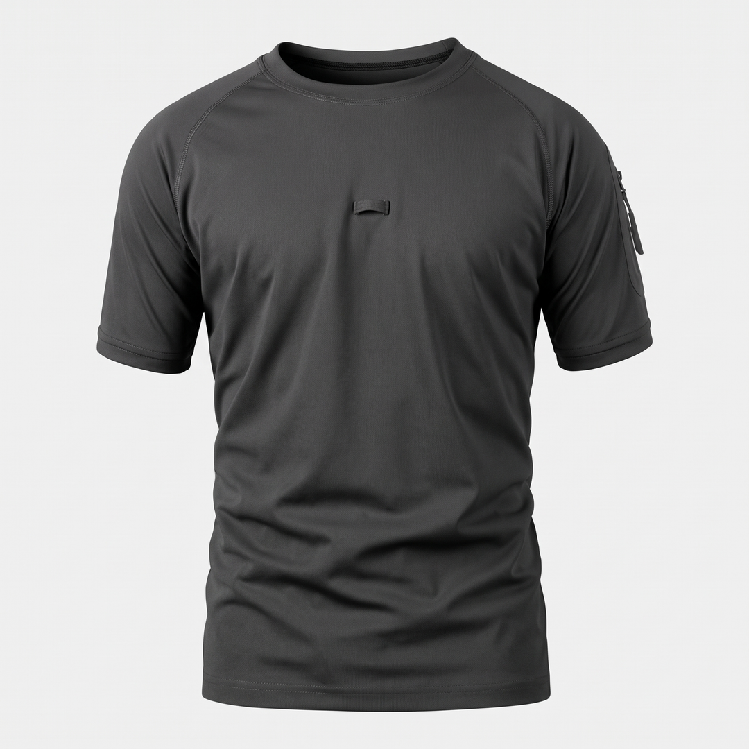 Men's Quick-Dry Polo Shirt for Hiking with Chest Pocket 0