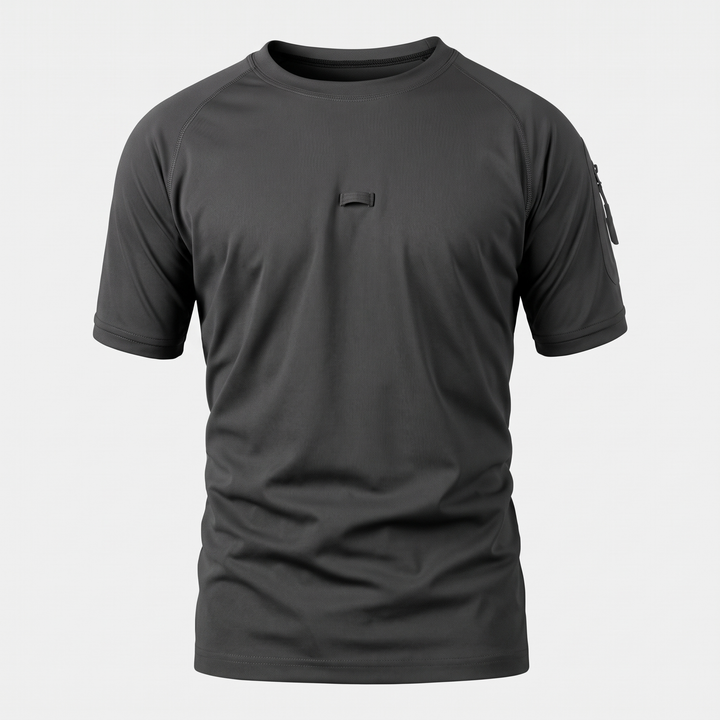 Men's Quick-Dry Polo Shirt for Hiking with Chest Pocket 0