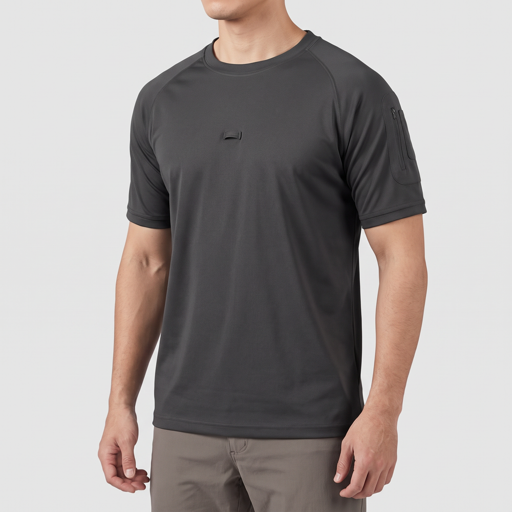 Men's Quick-Dry Polo Shirt for Hiking with Chest Pocket 1