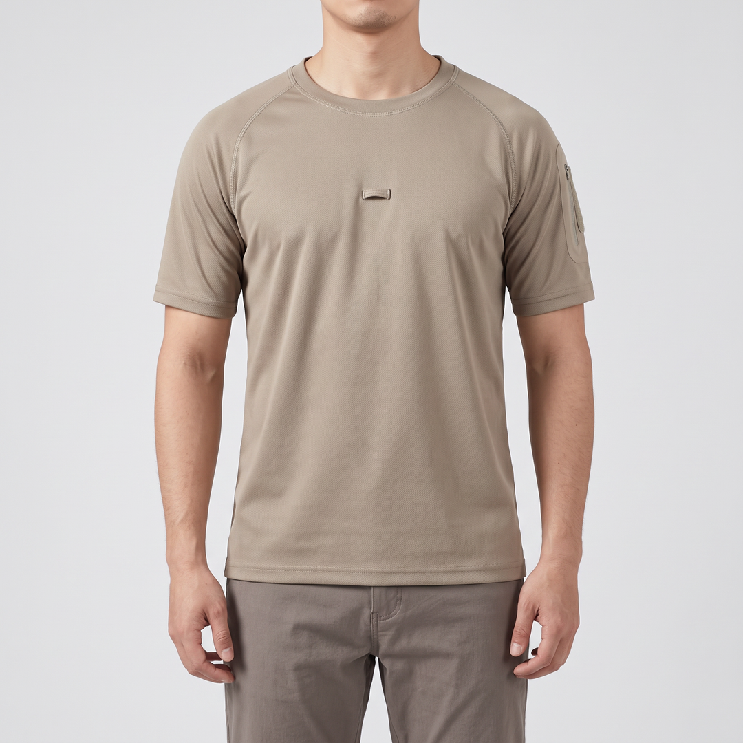 Men's Quick-Dry Polo Shirt for Hiking with Chest Pocket 2
