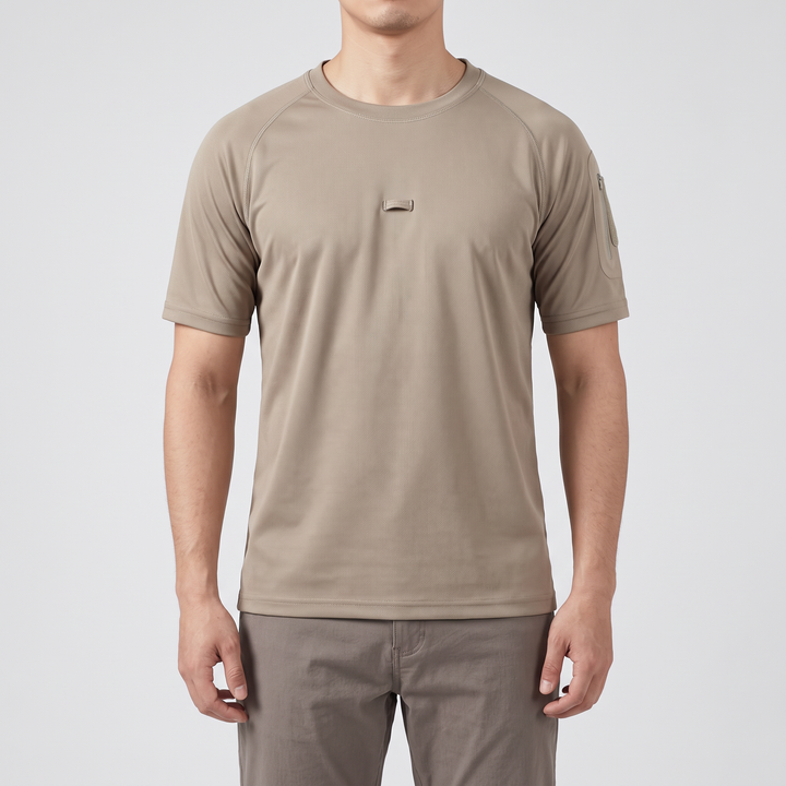 Men's Quick-Dry Polo Shirt for Hiking with Chest Pocket 2